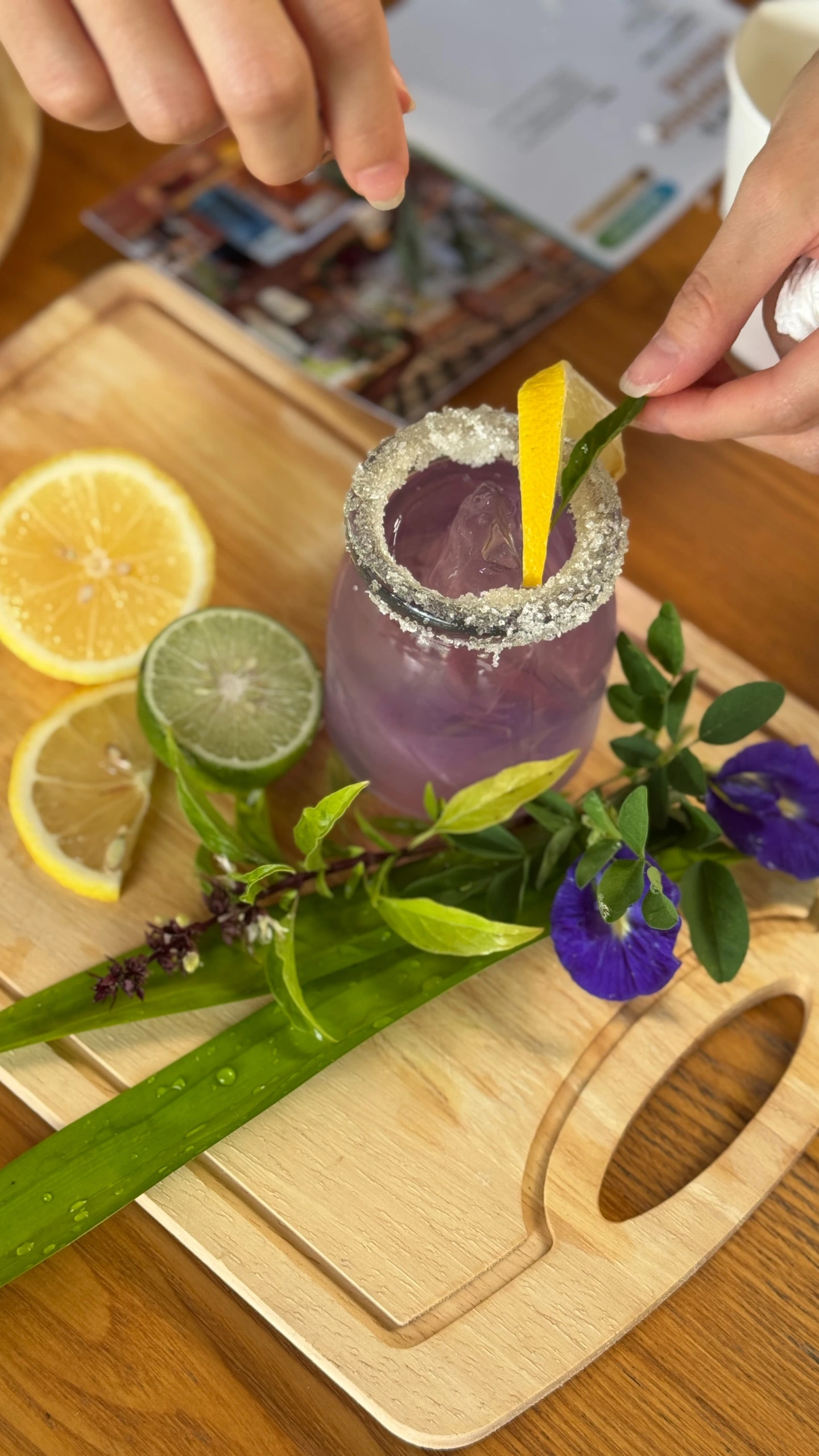 Herbal botanical wellness activity