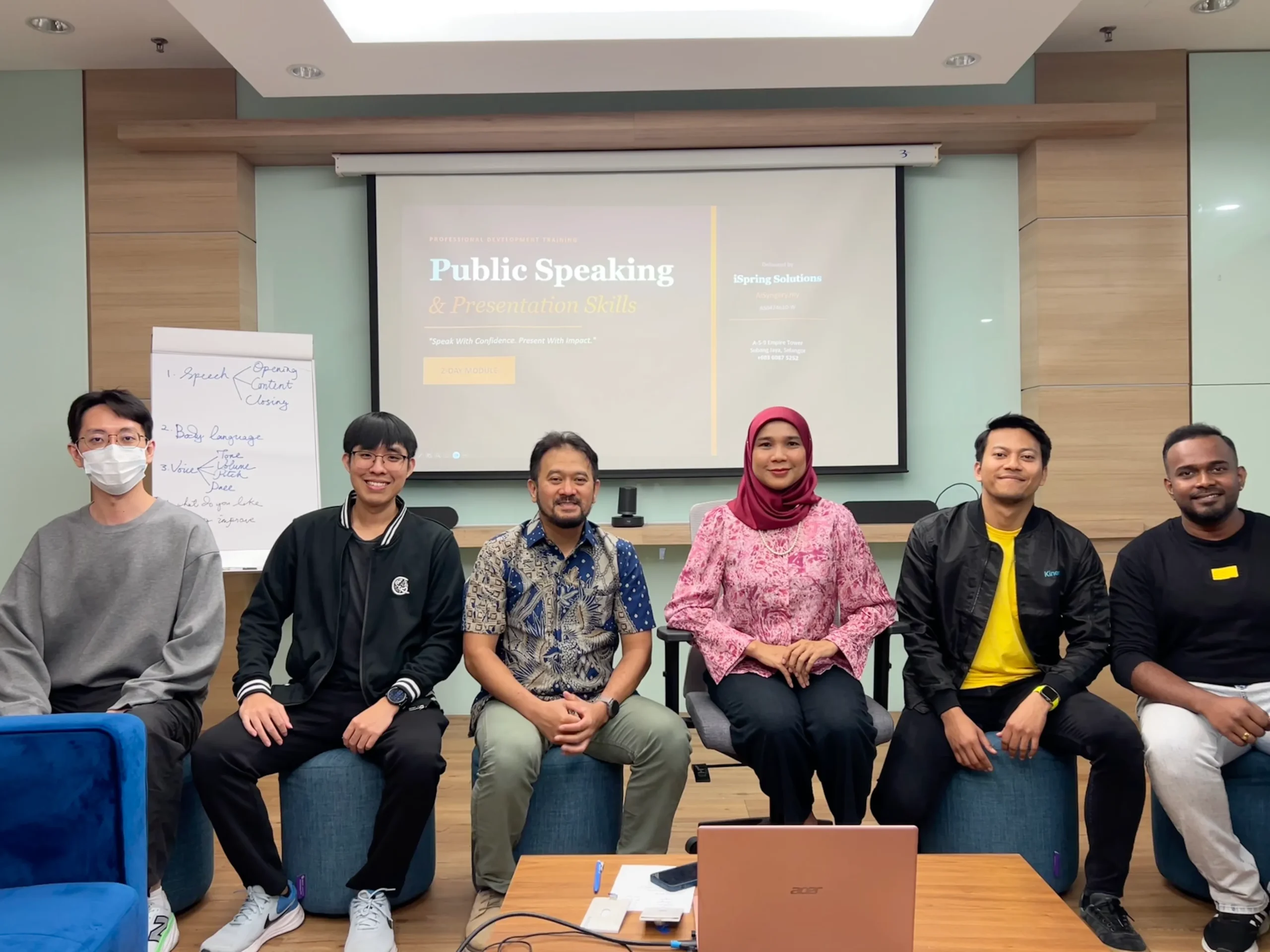 Dr. Anje with participants
